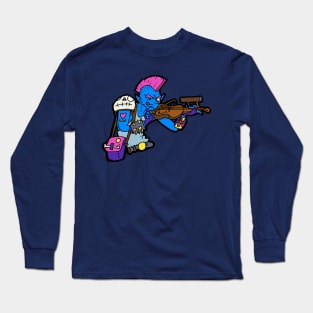 Fiddle Sniper (Drow) Long Sleeve T-Shirt